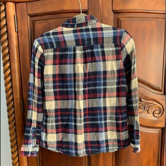Charlotte Russe plaid flannel shirt- size S - Picture 3 of 6
